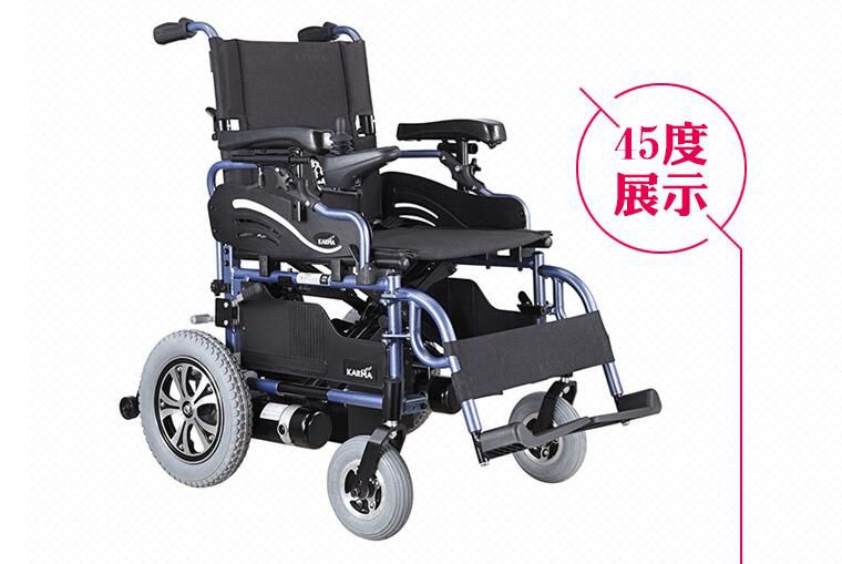 康扬电动<a href=http://www.lunyi8.cn target=_blank class=infotextkey>轮椅</a>KP-25.2侧面实拍图片
