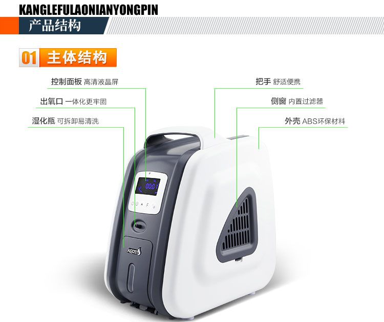 爱尔泰制氧机AT-1主体结构图